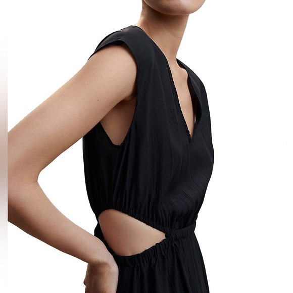 NWT Mango Midi Cut out Dress size small - Picture 3 of 10